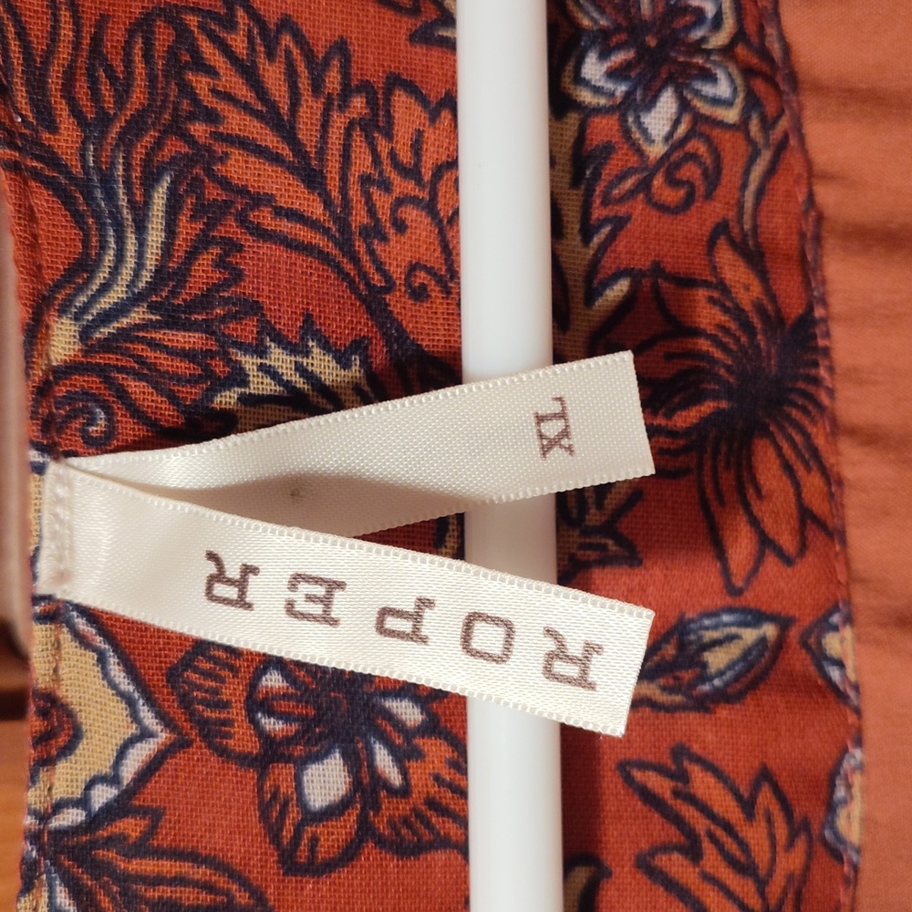 Roper Western Wrap Dress-xl - Picture 2 of 4